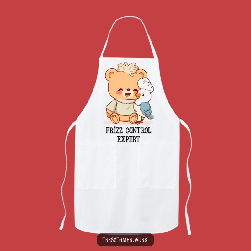 Funny Bear Stylist Apron - Giggling Perm, Hilarious Kitchen Gift