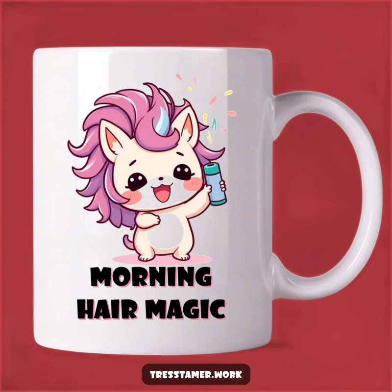 Funny Animal Hairspray Mug: Hilarious Style and Gift for Her