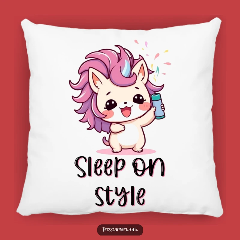 Funny Animal Hairspray Pillow: Cozy and Hilarious Style Comfort Gift