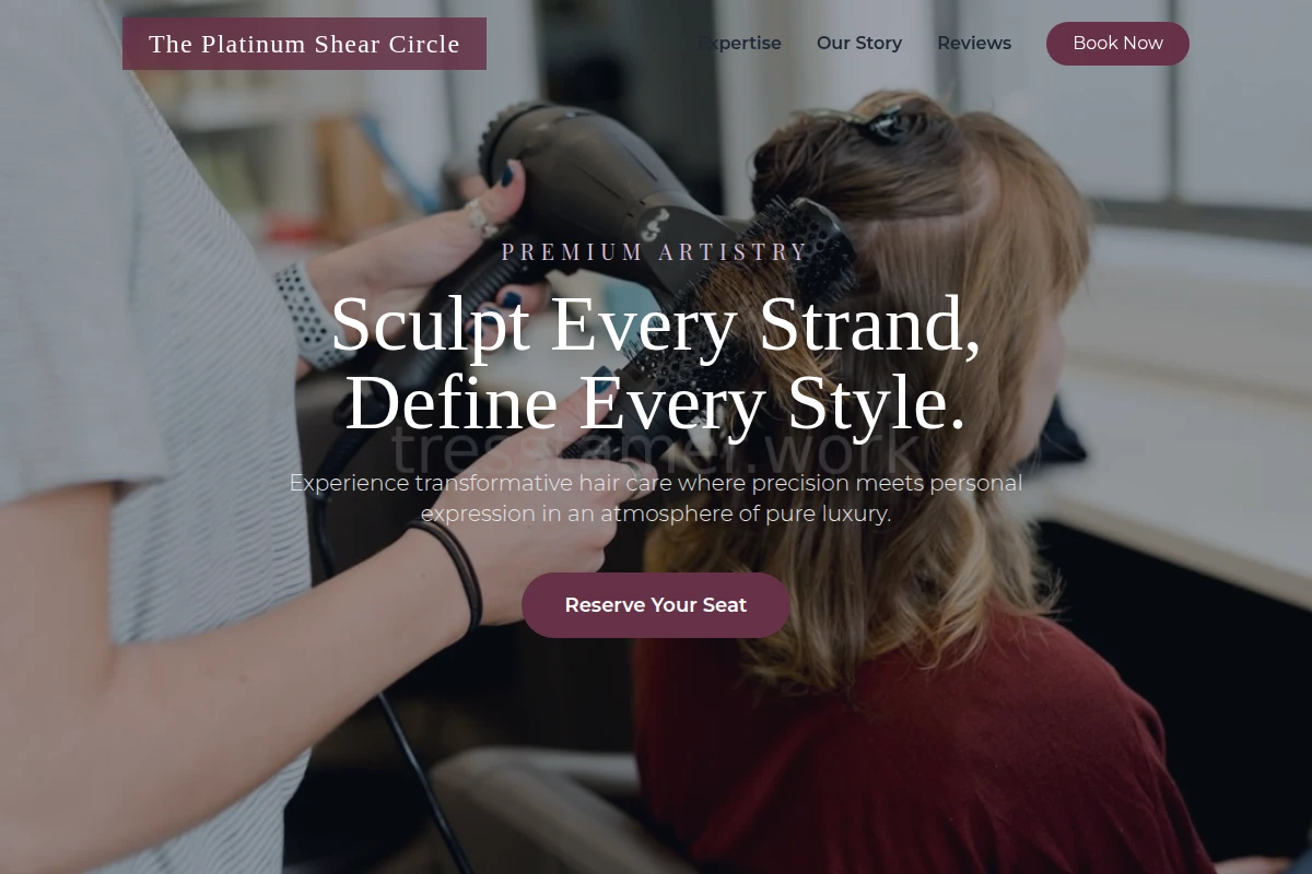 chair Hair Styling