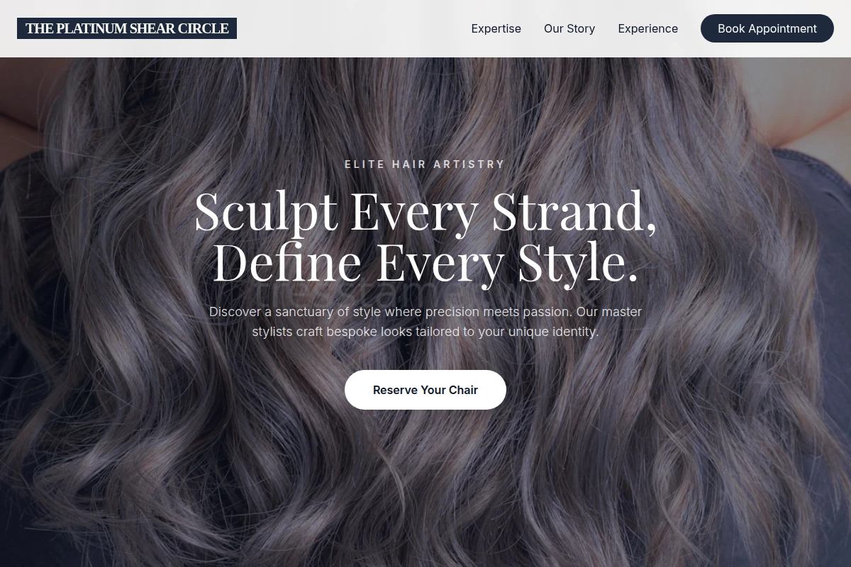 shears Hair Styling