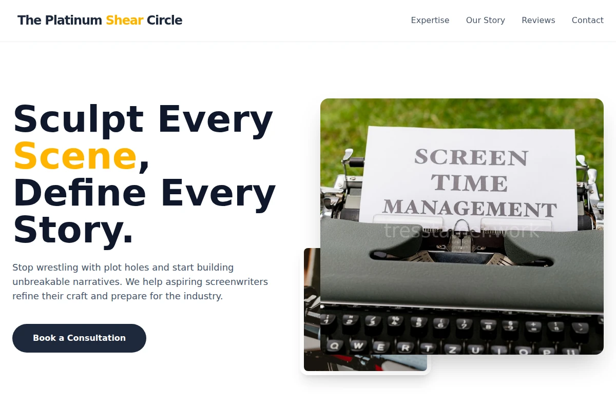 part Screenwriting