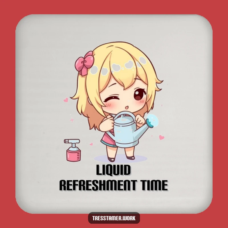 Funny Styling Liquid Coaster - Tiny Watering Can Surface Guard