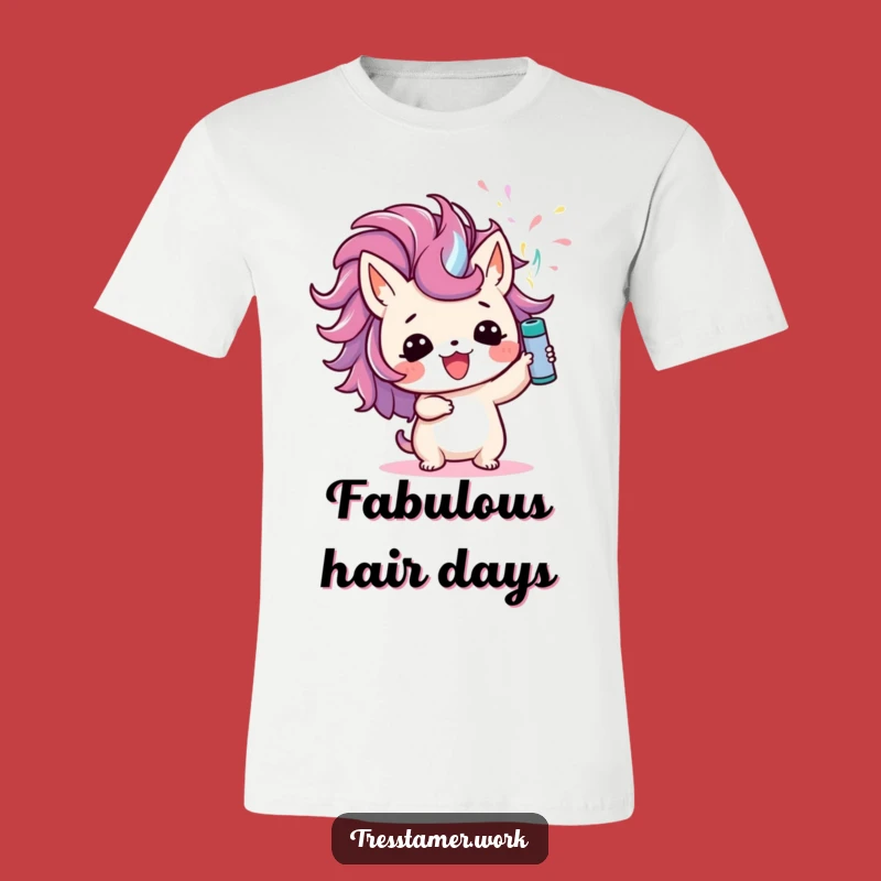 Funny Animal Hairspray T-Shirt: Hilarious Style Queen and Gift Tee